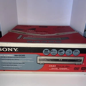 Sony RDR-GX300 DVD Recorder / Player New Open Box tested for photos only - Picture 1 of 22