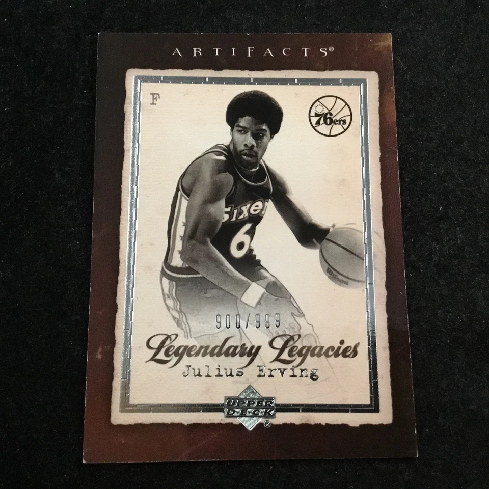 2007-08 Upper Deck Artifacts Legendary Legacies #180 Julius Erving HOF #900/999 - Image 1 of 3