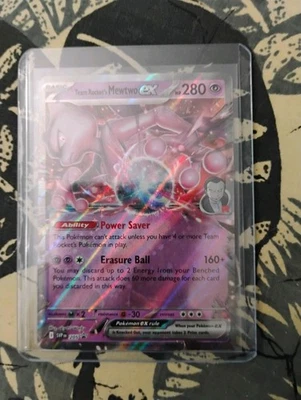 Team Rocket's Mewtwo ex 205 Sv: Scarlet & Violet Promo Cards Holo - Image 1 of 2