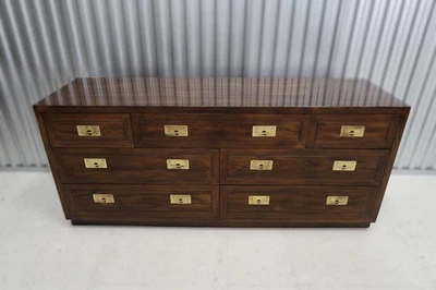 Henredon Scene One Campaign Dresser - Image 1 of 4