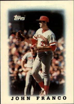 1988 Topps Mini Leaders #47 John Franco - BB Foto 1 de 2