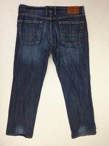 Lucky Brand Größe 36 x 32 Herren 361 Vintage gerade blau Denim 5 Taschen Logo Jeans - Bild 1 von 12