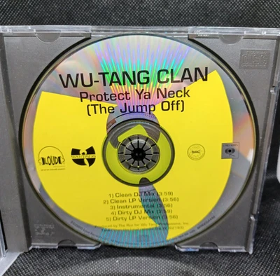 RARE WU-TANG CLAN Protect Ya Neck (The Jump Off) 2000 PROMO CD – VG+ Foto 1 de 3