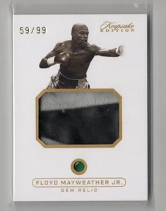 2024 Keepsake Sports Edition Floyd Mayweather Jr. GOLD PATCH GEM RELIC 59/99 - Picture 1 of 1