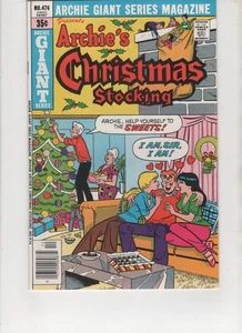 Archie Giant Series #476, Archie's Christmas Stocking, VF+ 8.5, 1978, Scans - Picture 1 of 2