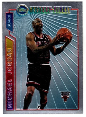 1996-97 Topps #M14 Michael Jordan Mystery Finest Foto 1 de 2