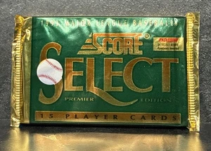 1993 Score Select Baseball Premier Edition Hobby Box Packs Unsearched Jeter - Picture 1 of 2