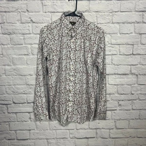 French Crown Men's Pattern Button Down Shirt - Picture 1 of 10