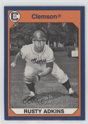 1990 Collegiate Collection Clemson Tigers Rusty Adkins #156 - Image 1 of 2