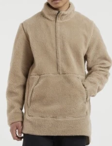 Giacca pullover in pile Nike Yoga Sherpa nuova con etichette DD2182-247 da uomo taglia grande prezzo al dettaglio: $110 - Foto 1 di 4