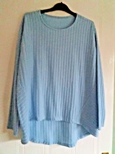 Ladies tunic in pale blue colour size 12, loose fit - Picture 1 of 4