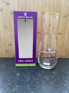 1 x WHITLEY NEILL HANDCRAFTED GIN BRANDED CLEAR DECANTER CARAFE 1L 2021 HOME BAR - Foto 1 di 3