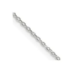 Collar de cadena con cable Forzantina de plata de ley de 1,10 mm - Imagen 1 de 5