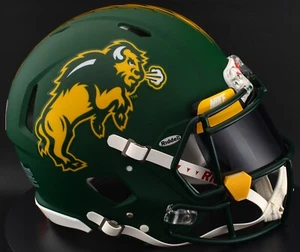 NORTH DAKOTA STATE BISON NCAA Riddell Speed Full Size REPLICA Football Helmet - Picture 1 of 9