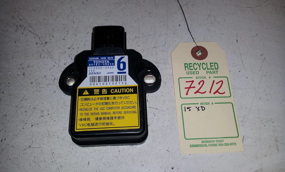 Sensor de velocidad Scion xD YAW 2012 OEM 89183-48030 #7212 Foto 1 de 4