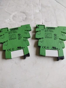 (2) PHOENIX CONTACT # PLC-BSC-24UC/21 SOCKET / # 2961105 CONTACT. - Picture 1 of 6