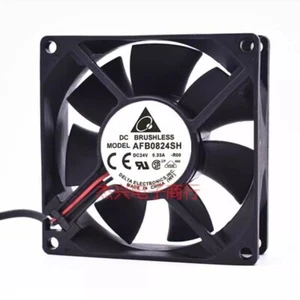 Delta AFB0824SH 8025 DC24V 0.33A 8CM 2-Wire Inverter Cooling Fan - Picture 1 of 2