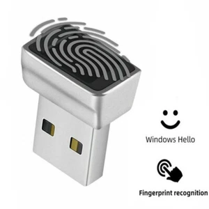Portable USB Fingerprint Reader Module For Windows 7/8/8.1/10/11 Side Unlock f - Photo 1/7