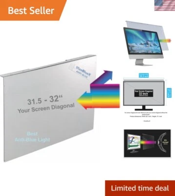 31.5 to 32 inch Universal Blue Light Screen Protector for Computer Monitor an... - Image 1 of 4