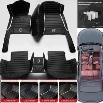 For Volvo S40 S60 S70 S80 S90 Car Floor Mats Custom Waterproof Auto Carpets Foto 1 de 4