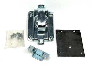 Swinging-laundry Chute- Tool shed Door Latch Turn Handle Kit Lawrence Hardware - Picture 1 of 2