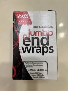 Sally Beauty Jumbo End Wraps Hair Styling Product - 1,000 Sheets - Picture 1 of 3