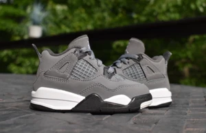 Nike Air Jordan 4 Retro TD 'Cool Grey' 2019 BQ7670-007 niño pequeño talla 5C - Imagen 1 de 10