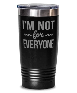 Vaso de café NO PARA TODOS divertido vaso de viaje de acero inoxidable de 20 oz - Imagen 1 de 1