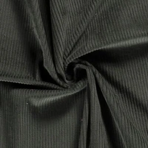 De Lujo Jumbo Pana Terciopelo Tejido - Oscuro Musgo - Imagen 1 de 3