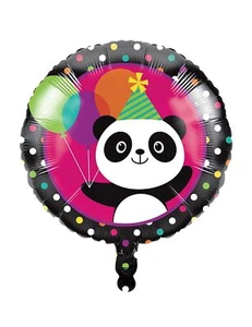Panda-Monium Panda Bear Animal Kids Birthday Party Decoration 18" Mylar Balloon - Picture 1 of 1