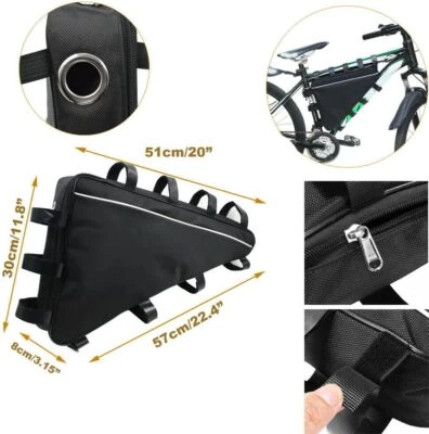 57cm Mountain Bike Triangle Large Capacity lithium Bag Battery Pack MTB - Image 1 of 4