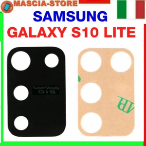 LENTE Vetro Vetrino Fotocamera Posteriore SAMSUNG GALAXY S10 LITE SM-G770 G770F - Foto 1 di 1
