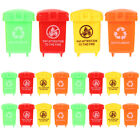 20 Miniature Garbage Bins Toy for Kids - Pretend Play Decoration & Gifts-KE