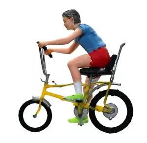FG14 Kids on Chopper Bike Figures (x2) unpainted O scale - Picture 1 of 9
