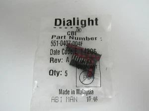 DIALIGHT LED ROT BLINKER 551-0407-004F * 5ER PACK * - Bild 1 von 4