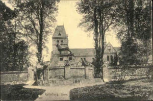 1907 RATZEBURG i. Lbg. alte Postkarte Partie am Dom, AK gelaufen nach Rostock - Picture 1 of 2