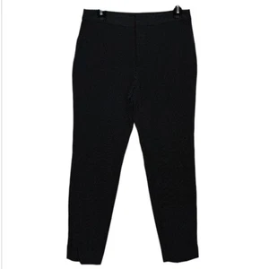ZARA Micro Polka Dot Dress Pants Trousers Size 4 Black White 30x27.5 Ankle NWT - Picture 1 of 9