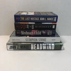 5 John J. Nance Books Lot Aviation Suspense Mystery - Imagen 1 de 4
