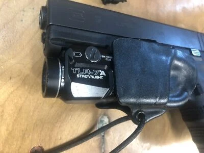 Lanyard Trigger Guard Holster Sheath IWB Fits 9mm .40 and .357 Glock 17 19 22 23 - Image 1 of 4