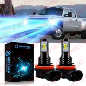 Ice Blue LED Headlight Low Beam for Silverado 1500 2500 3500 HD 07-2015 - Imagen 1 de 10