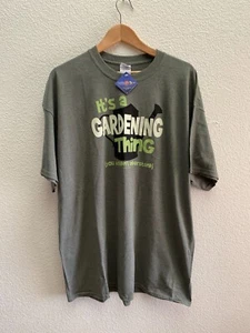 NEW Earth Sun Moon Trading It's A Gardening Thing T-Shirt 2XL NWT Green Thumb - Picture 1 of 4