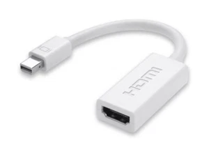 Mini Display Port DP Thunderbolt to HDMI Adapter Cable For PC/Laptop - White - Picture 1 of 5