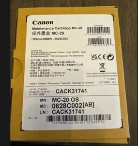 Canon MC-20 Maintenance Cartridge - Picture 1 of 2