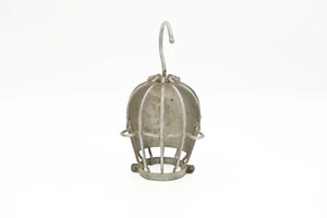 Vintage . McGill Light Cage Light Guard Industrial Shop Trouble Drop Work Cage - Picture 1 of 7