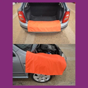 Burnt Orange Wing Protector, Vehicle Bodywork, Bumper, Boot - Non Slip Mat - Picture 1 of 5