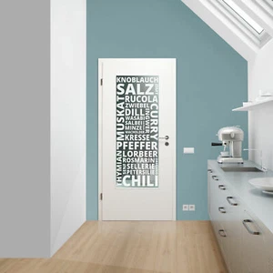 Verglasung Glaseinsatz für Holztür 154-2-F-LA Klarglas mit Dekor "Spices" - Bild 1 von 7
