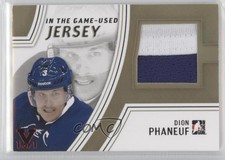 2013-14 In the Game-Used Jersey Gold ITG Vault Ruby 1/1 Dion Phaneuf #GUJ-15 0a7
