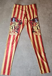 Harry Potter Gryffindor tights leggins XS/S ladies women teens stripe stretch - Picture 1 of 4