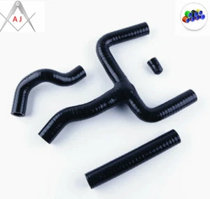 For BETA RR RR250 / RR300 2T RACING 2013-2017 Silicone Radiator Hoses Kit Black - Bild 1 von 4