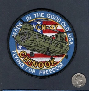 CH-47 CHINOOK US ARMY Helicopter Aviation Unit Company Squadron Jacket Patch - Bild 1 von 1